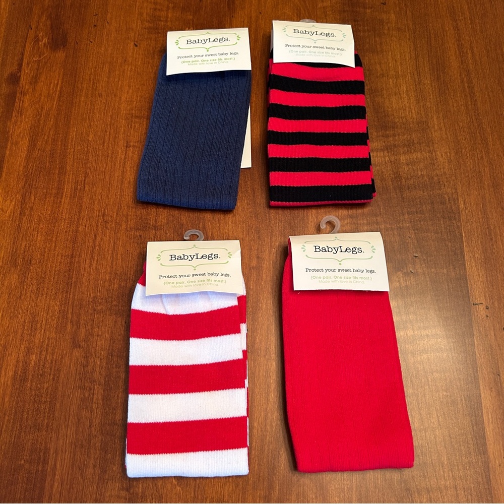 Baby Legs Leg warmers NWT - set of 4
